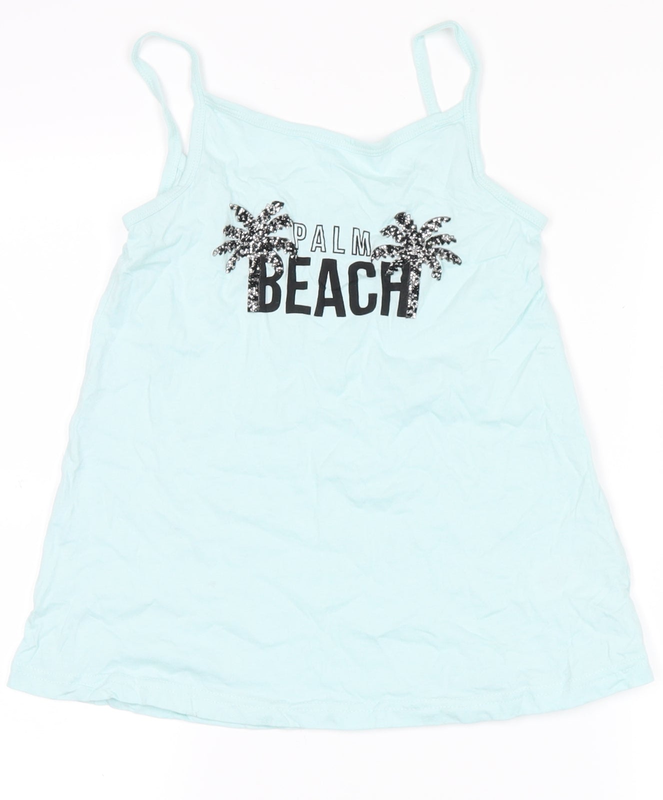 PEP & cO Girls Blue   Top Pyjama Top Size 8-9 Years  - palm beach