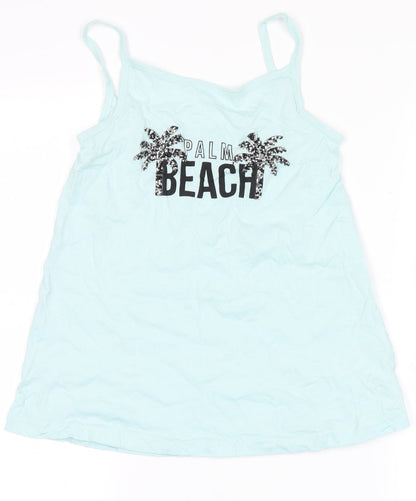 PEP & cO Girls Blue   Top Pyjama Top Size 8-9 Years  - palm beach