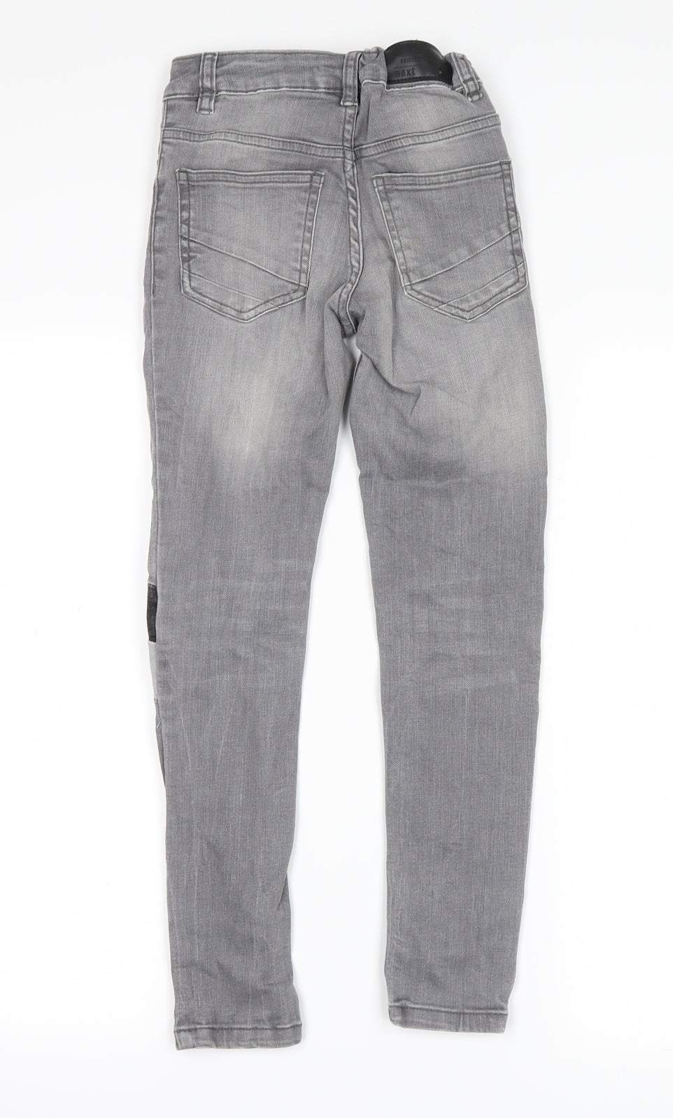 NEXT Girls Grey  Denim Straight Jeans Size 9 Years
