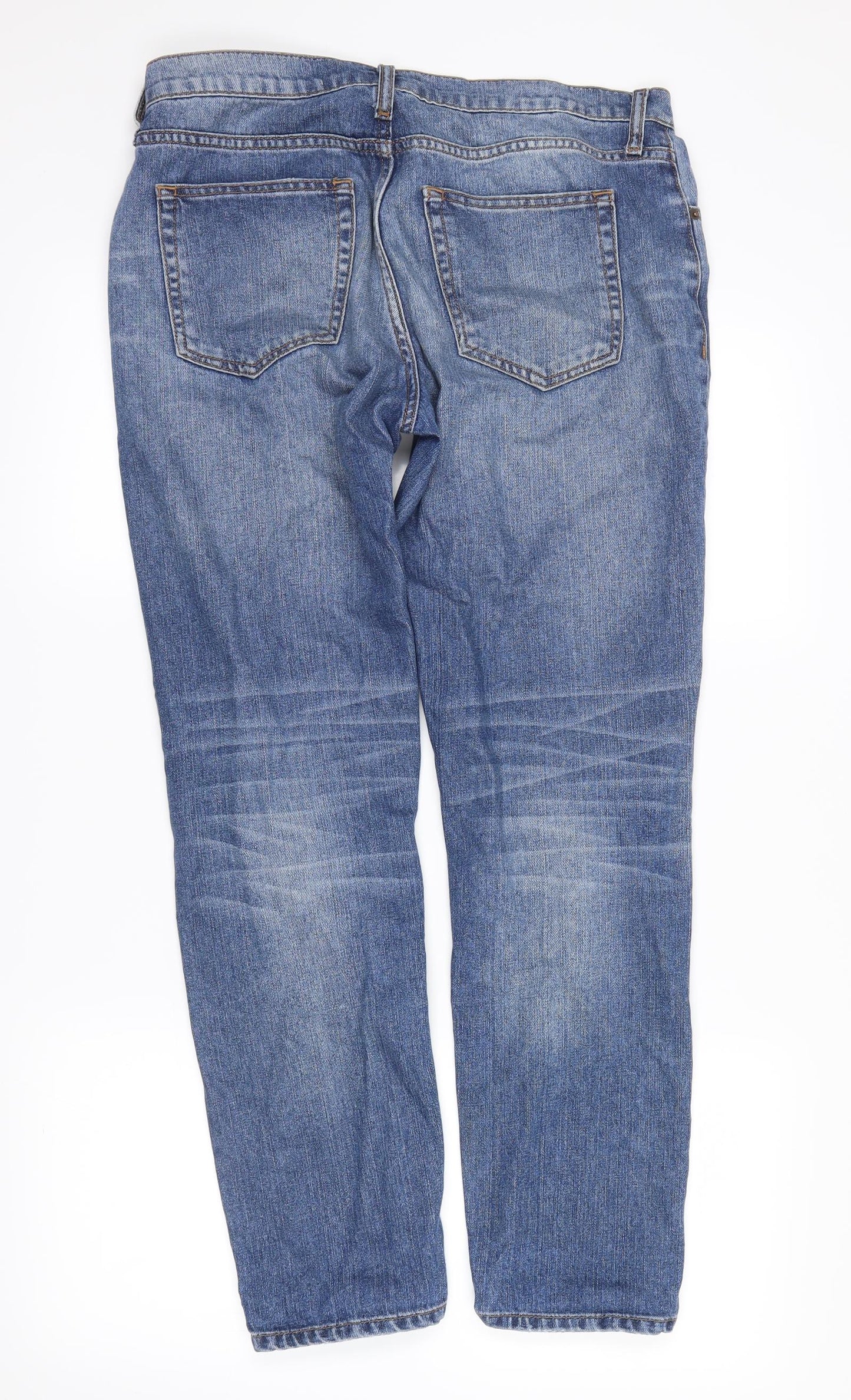 denim co Womens Blue  Denim Straight Jeans Size 10