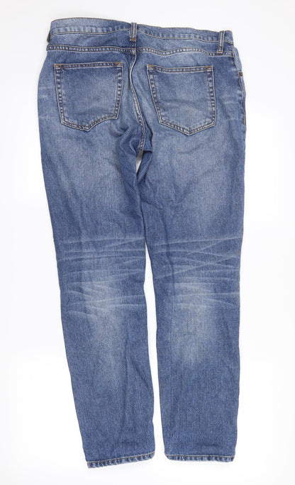 denim co Womens Blue  Denim Straight Jeans Size 10