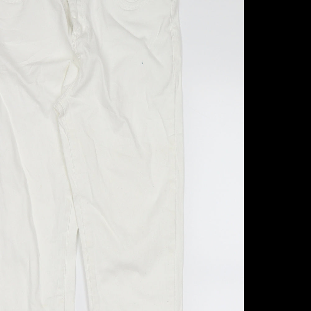 denim co  Womens White  Denim Straight Jeans Size 12