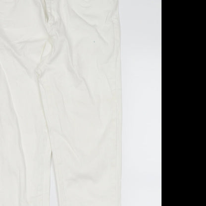 denim co  Womens White  Denim Straight Jeans Size 12