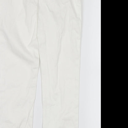 denim co  Womens White  Denim Straight Jeans Size 12
