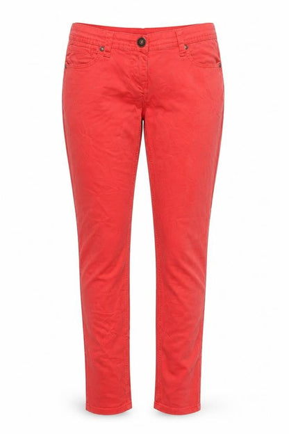 Blonde + Blonde Womens Red  Denim Straight Jeans Size 12