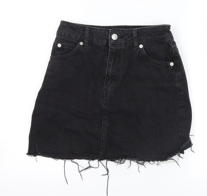 Womens UK Size 6 Topshop Mini Denim Skirt