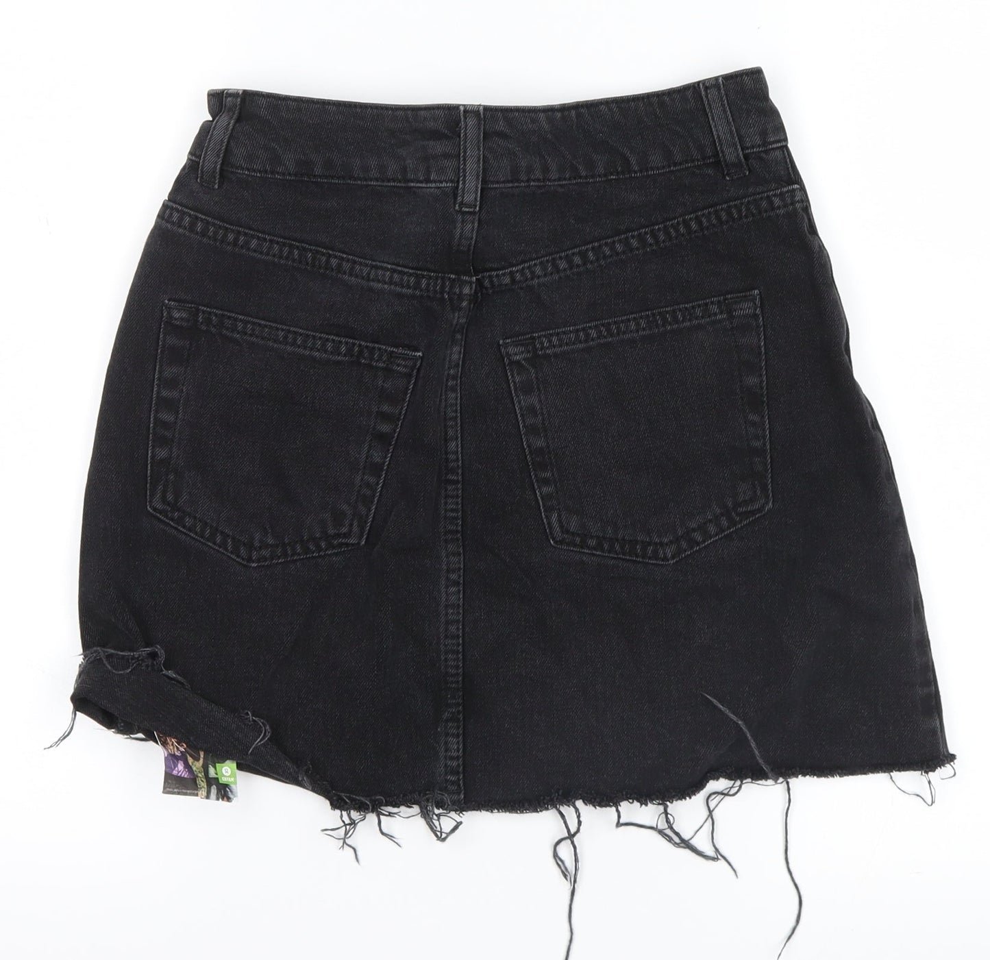 Womens UK Size 6 Topshop Mini Denim Skirt