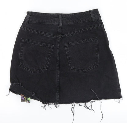 Womens UK Size 6 Topshop Mini Denim Skirt