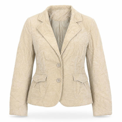 New Look Womens Beige  Corduroy Jacket  Size 12