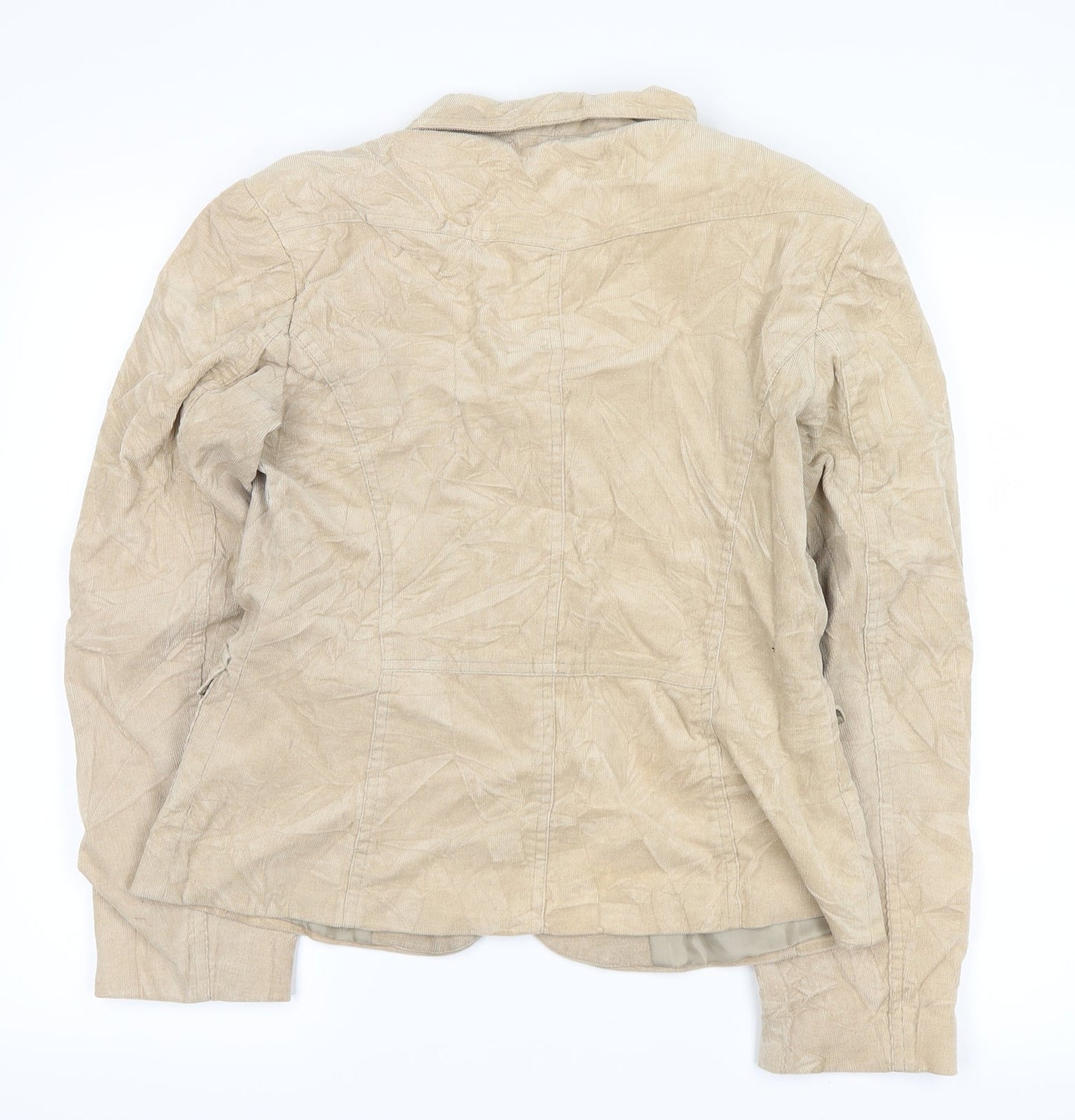 New Look Womens Beige  Corduroy Jacket  Size 12