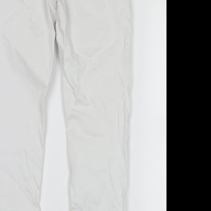 Dorothy Perkins Womens White  Denim Straight Jeans Size 6