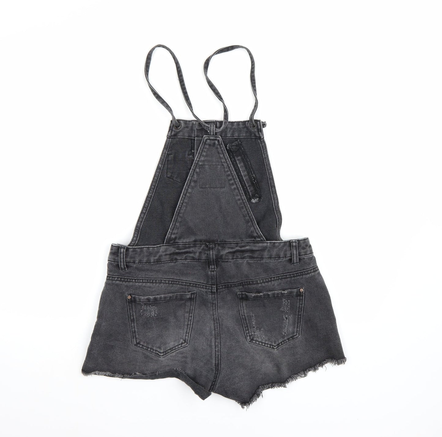 Denim co. Womens Black  Denim Dungaree One-Piece Size 10 L3 in
