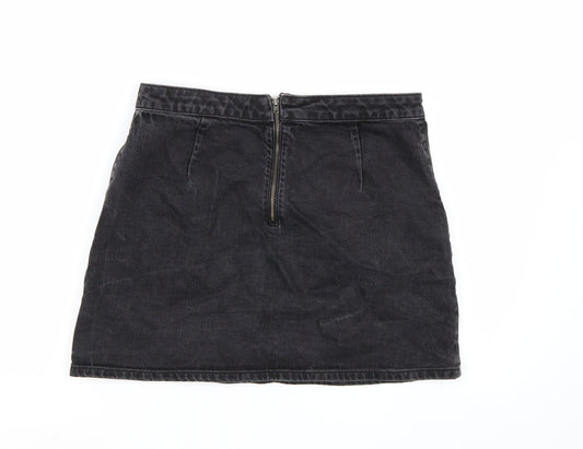 Womens UK Size  Topshop A-Line Denim Skirt