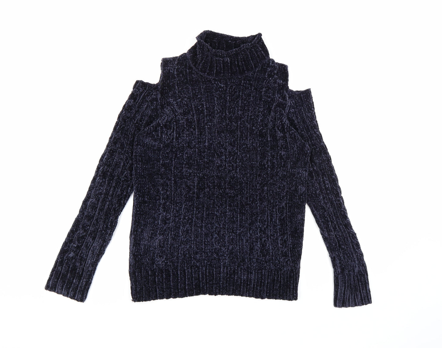 Dorothy Perkins Womens Blue  Knit Pullover Jumper Size 10