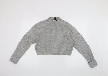 New Look Girls Grey   Pullover Jumper Size 12-13 Years