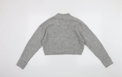 New Look Girls Grey   Pullover Jumper Size 12-13 Years