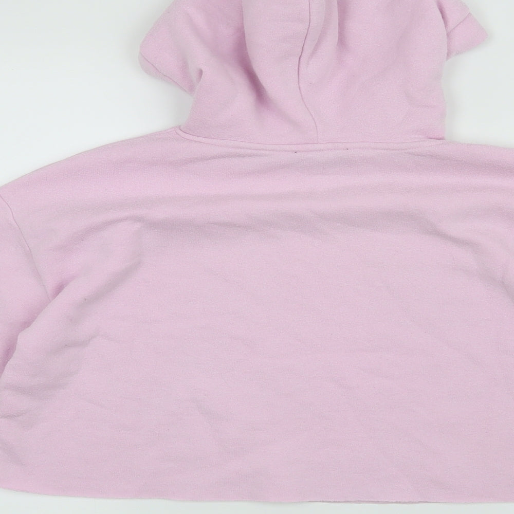 Topshop Womens Purple   Pullover Hoodie Size 10