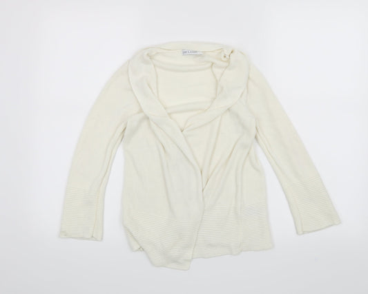 Classics Womens White   Cardigan Jumper Size 8