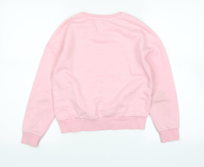 Active Girls Pink   Pullover Jumper Size 10-11 Years