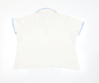 isle Mens White    Polo Size XL