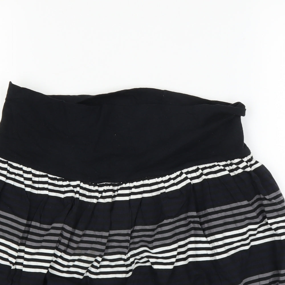 Atmosphere Womens Blue Striped  A-Line Skirt Size 10