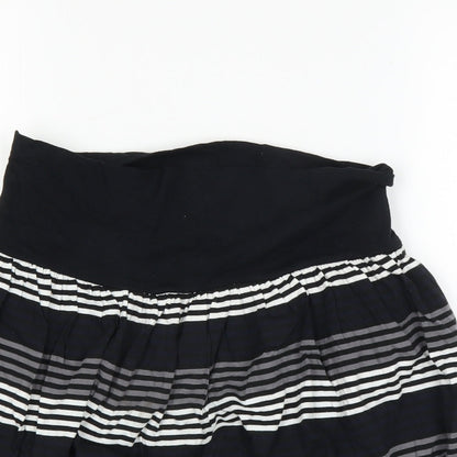 Atmosphere Womens Blue Striped  A-Line Skirt Size 10