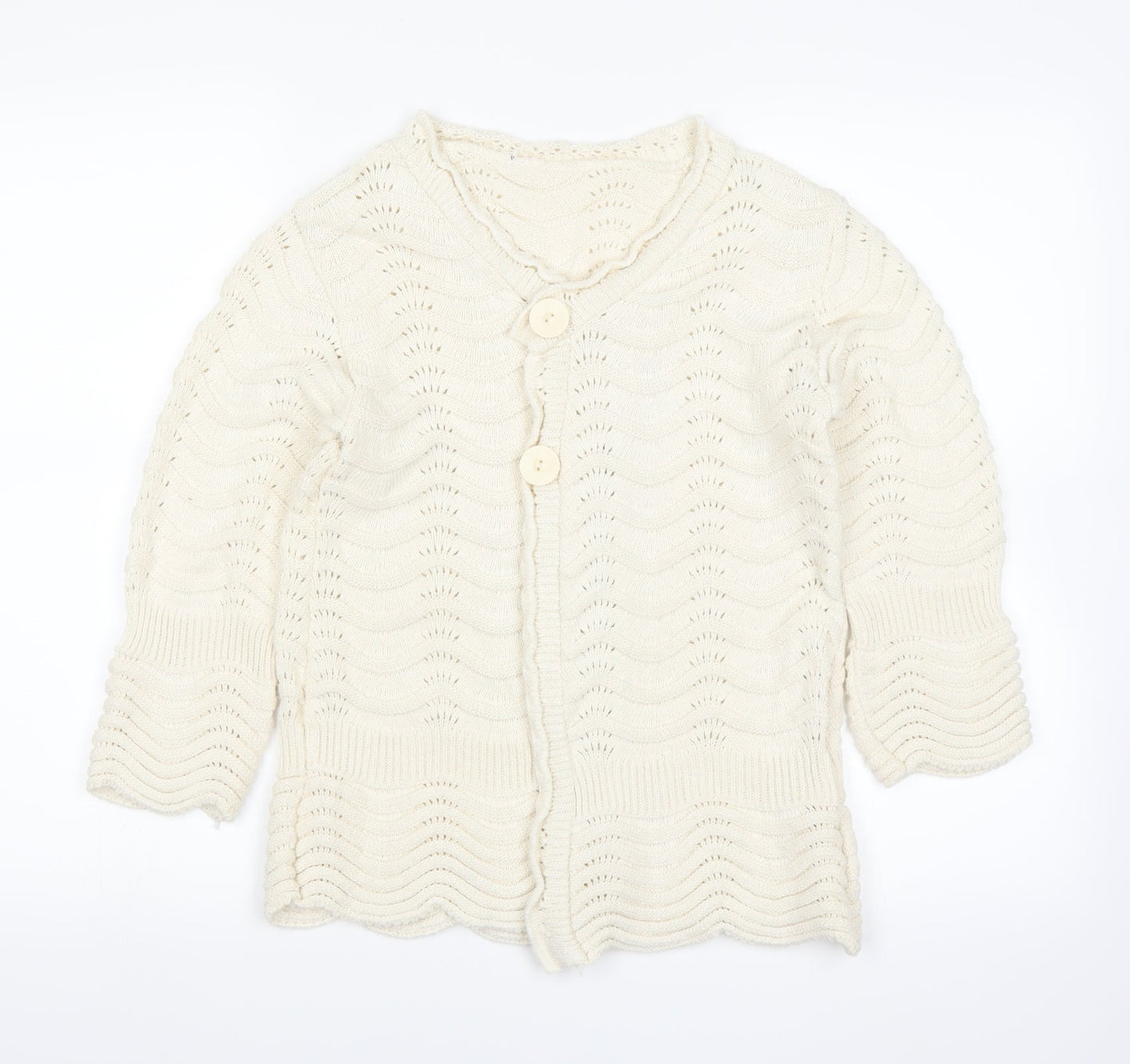 Wardrobe Womens White   Cardigan Jumper Size 12