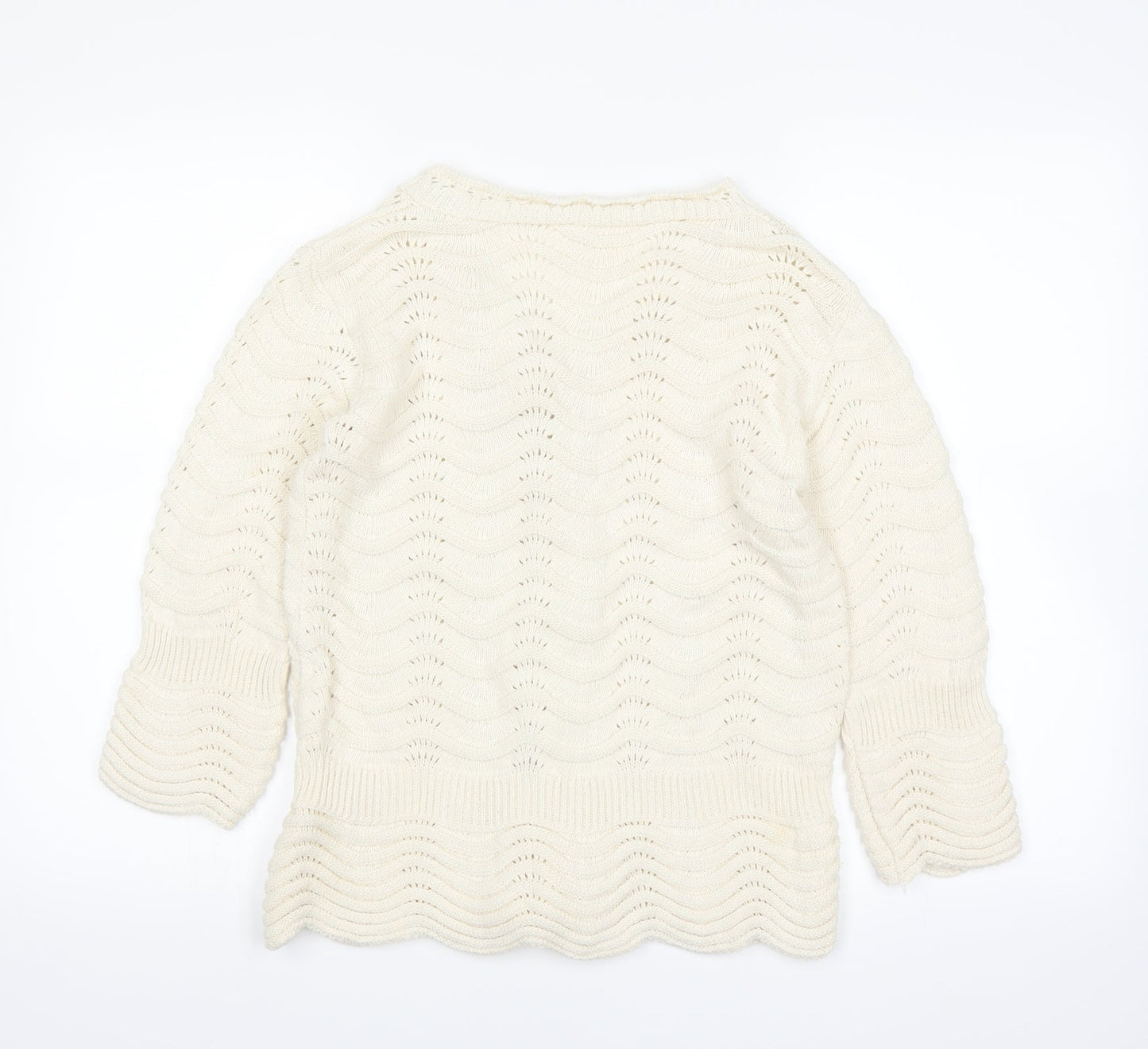 Wardrobe Womens White   Cardigan Jumper Size 12