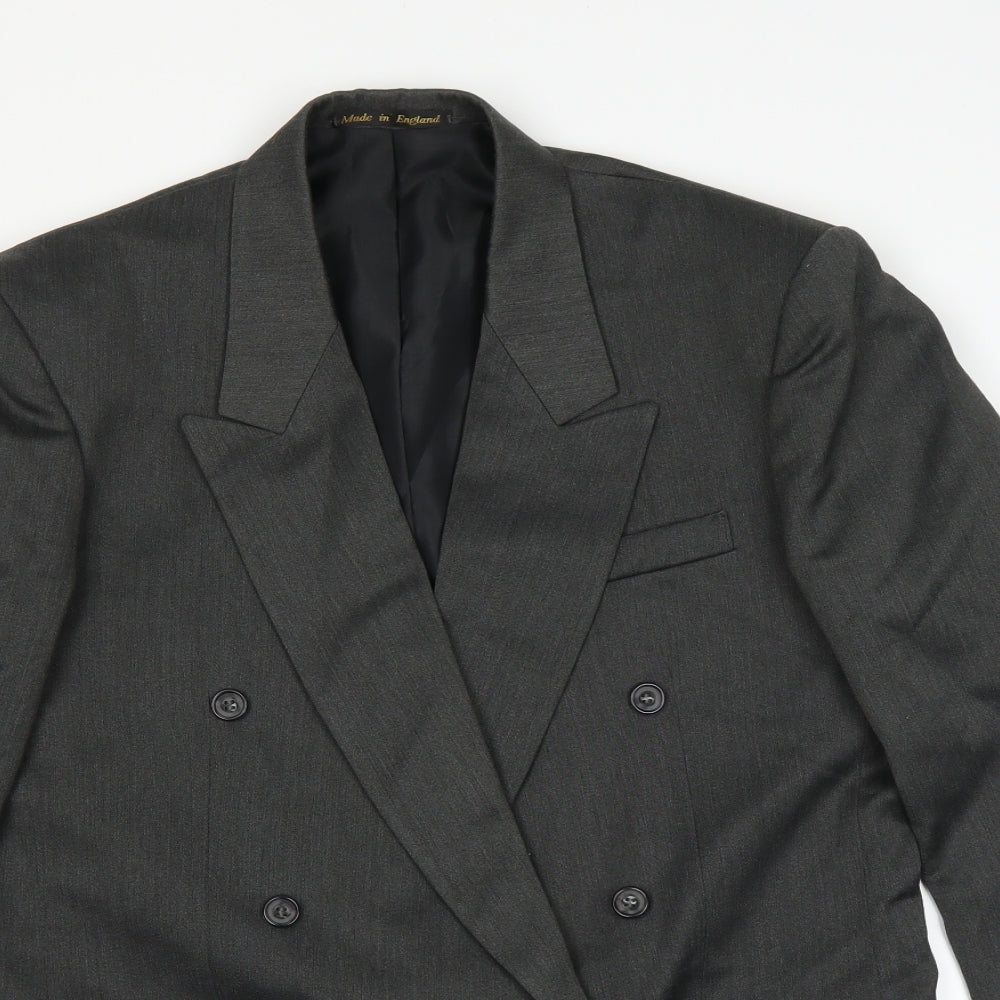 Flex Mens Grey   Jacket Suit Jacket Size 40