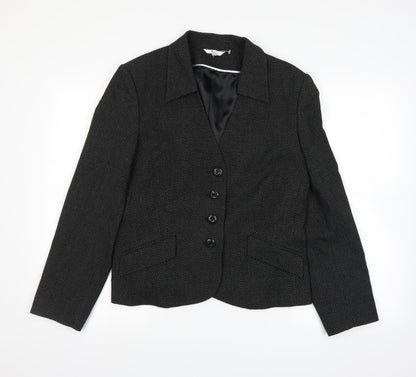 Womens UK Size 16 Klass Black Jacket