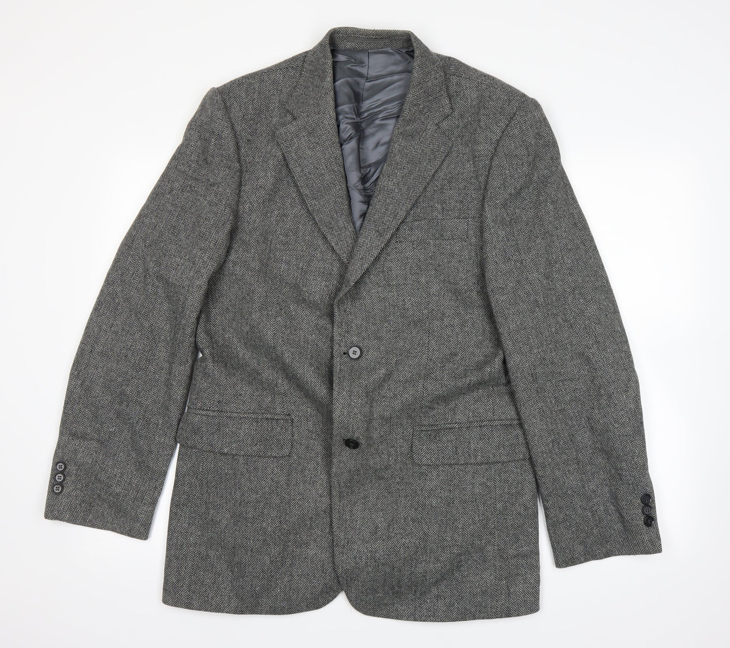 Mens UK Size 40 Wellington Regular Grey Suit Jacket