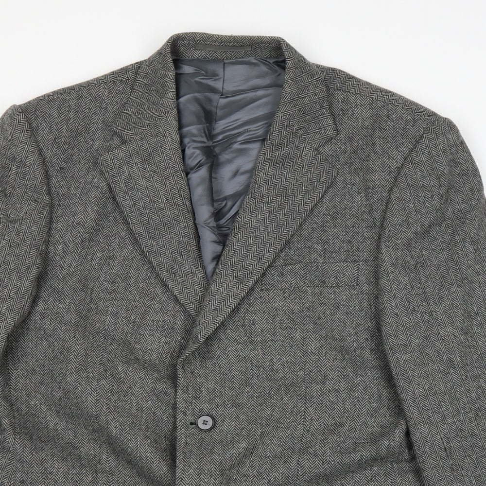 Mens UK Size 40 Wellington Regular Grey Suit Jacket
