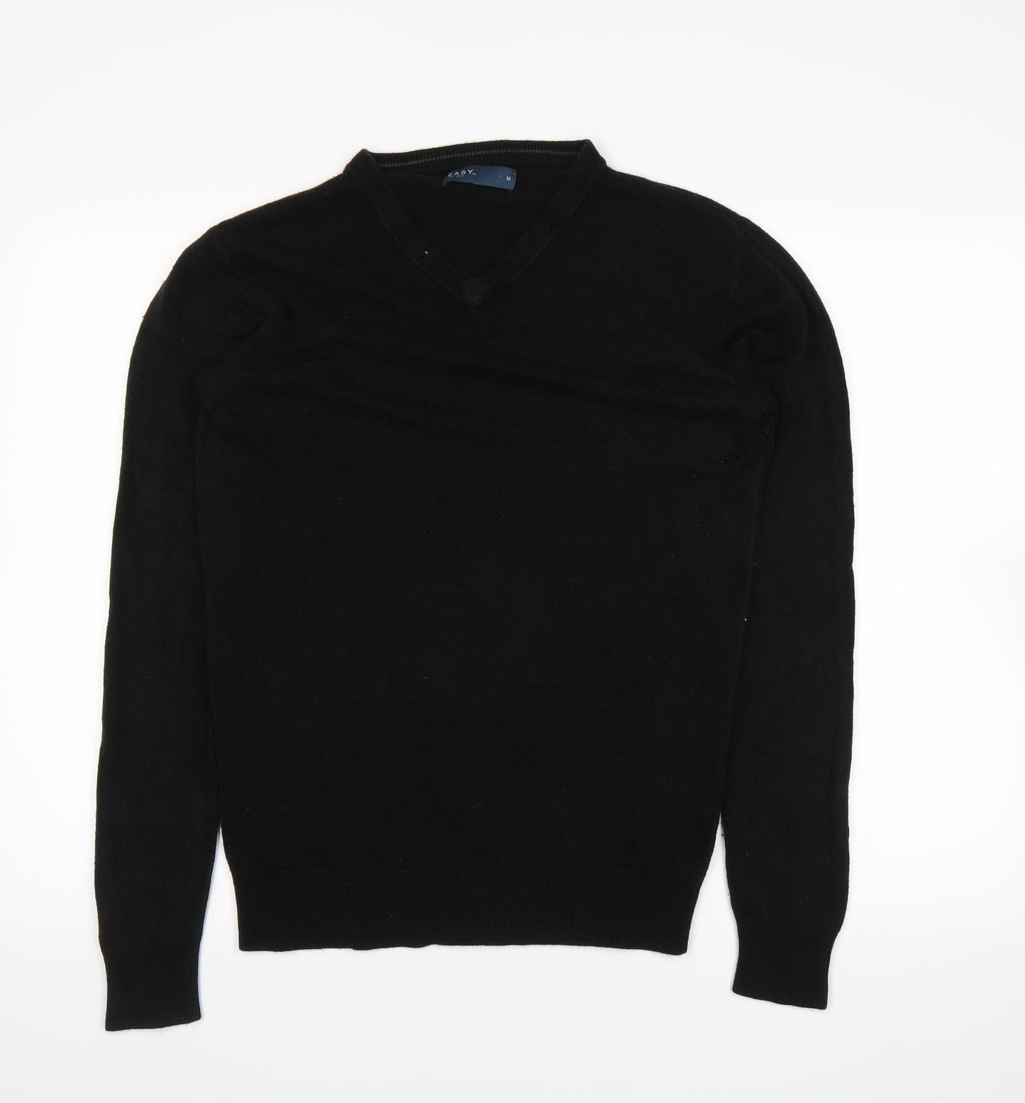 Easy Mens Black   Pullover Jumper Size M