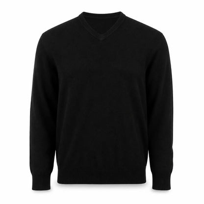 Mens UK Size M Easy Black Pullover Jumper
