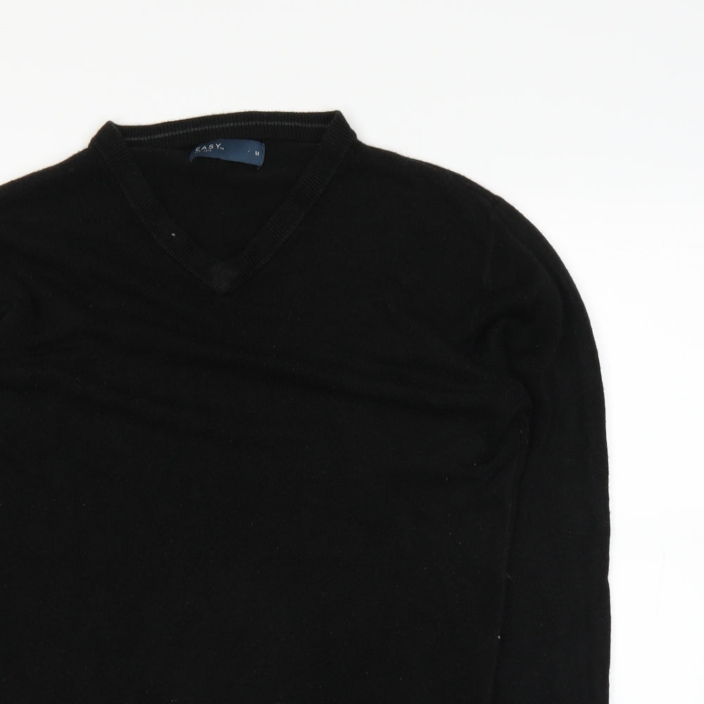 Easy Mens Black   Pullover Jumper Size M
