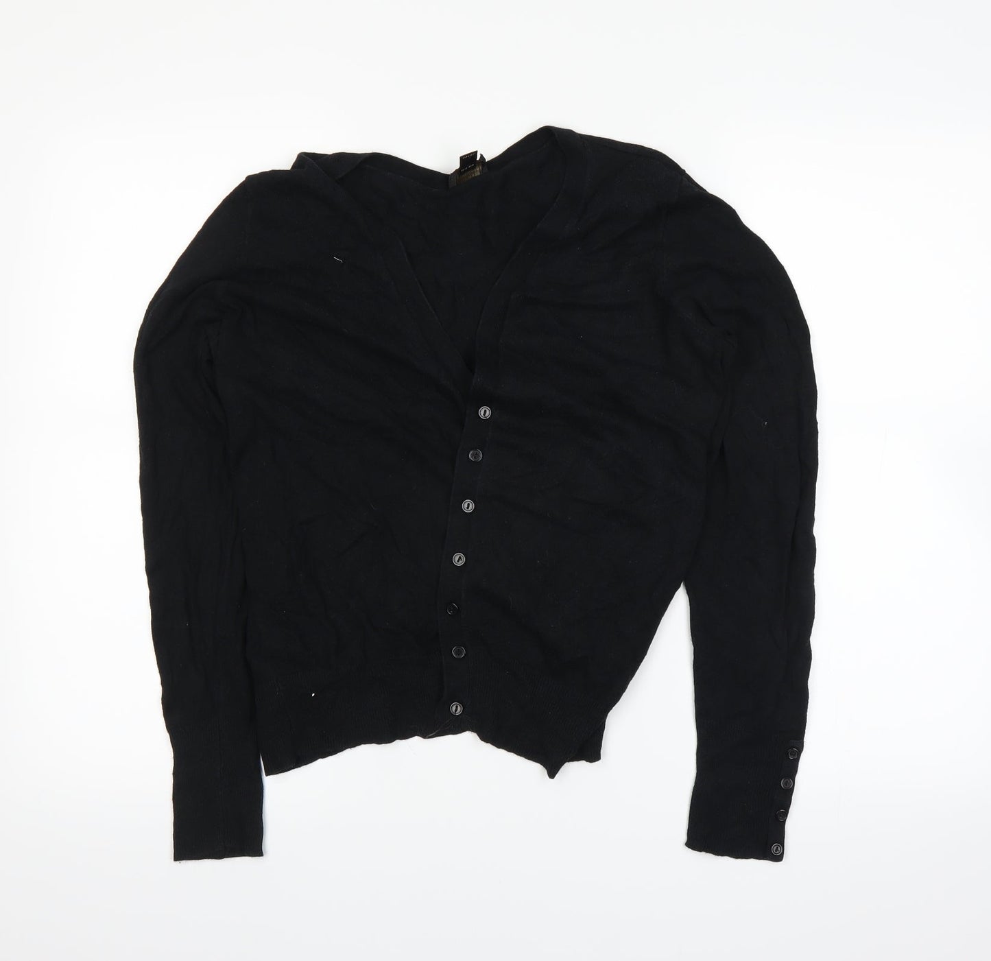 Worthington Womens Black   Cardigan Jumper Size L
