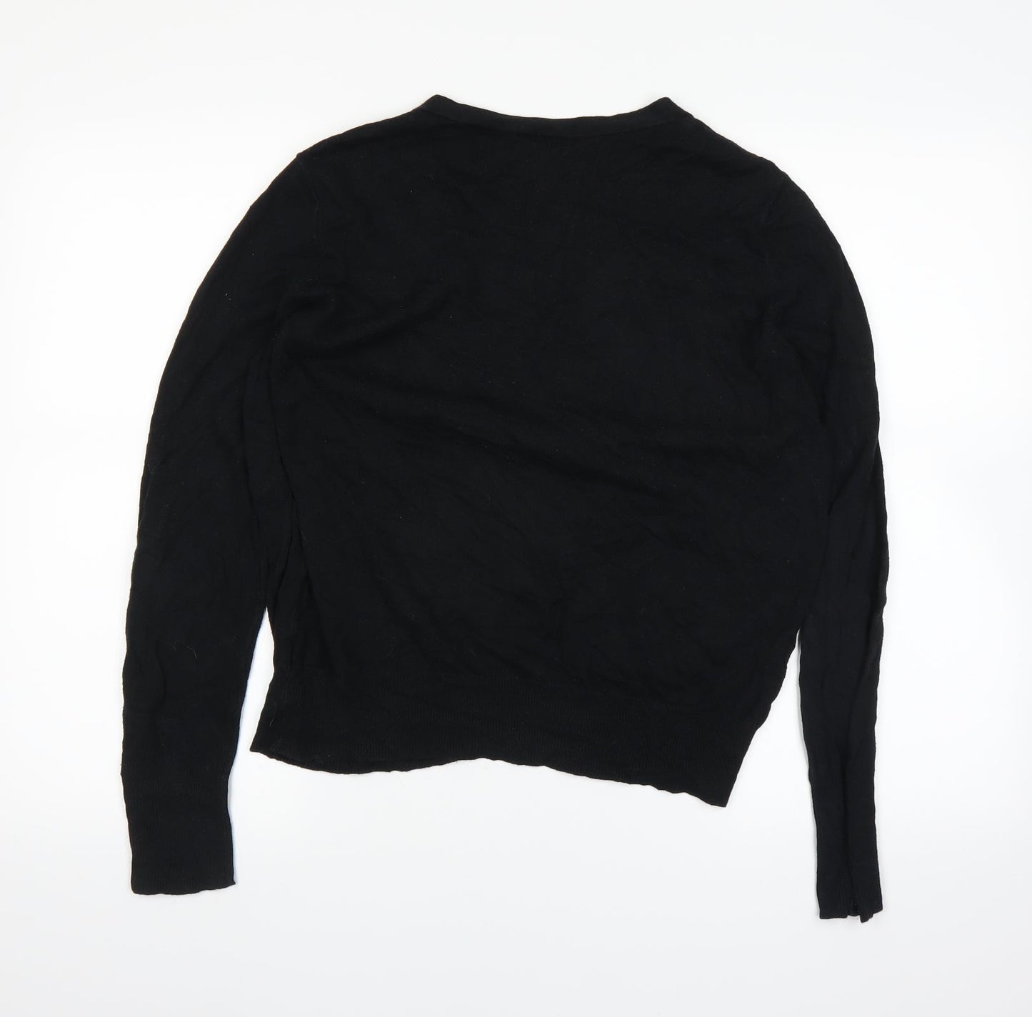 Worthington Womens Black   Cardigan Jumper Size L
