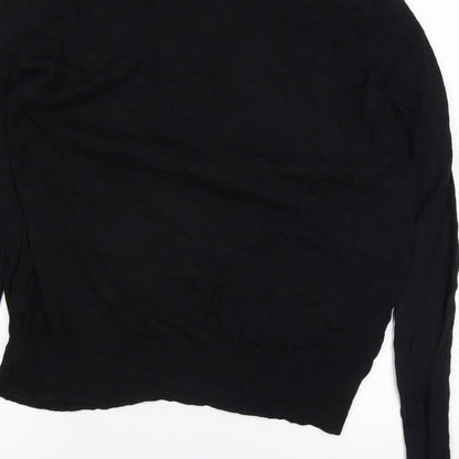 Worthington Womens Black   Cardigan Jumper Size L