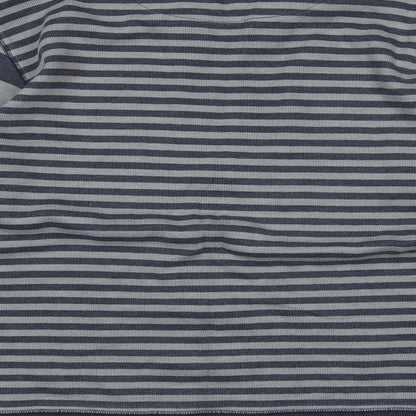 Easy Womens Blue Striped  Pullover Jumper Size 2XL