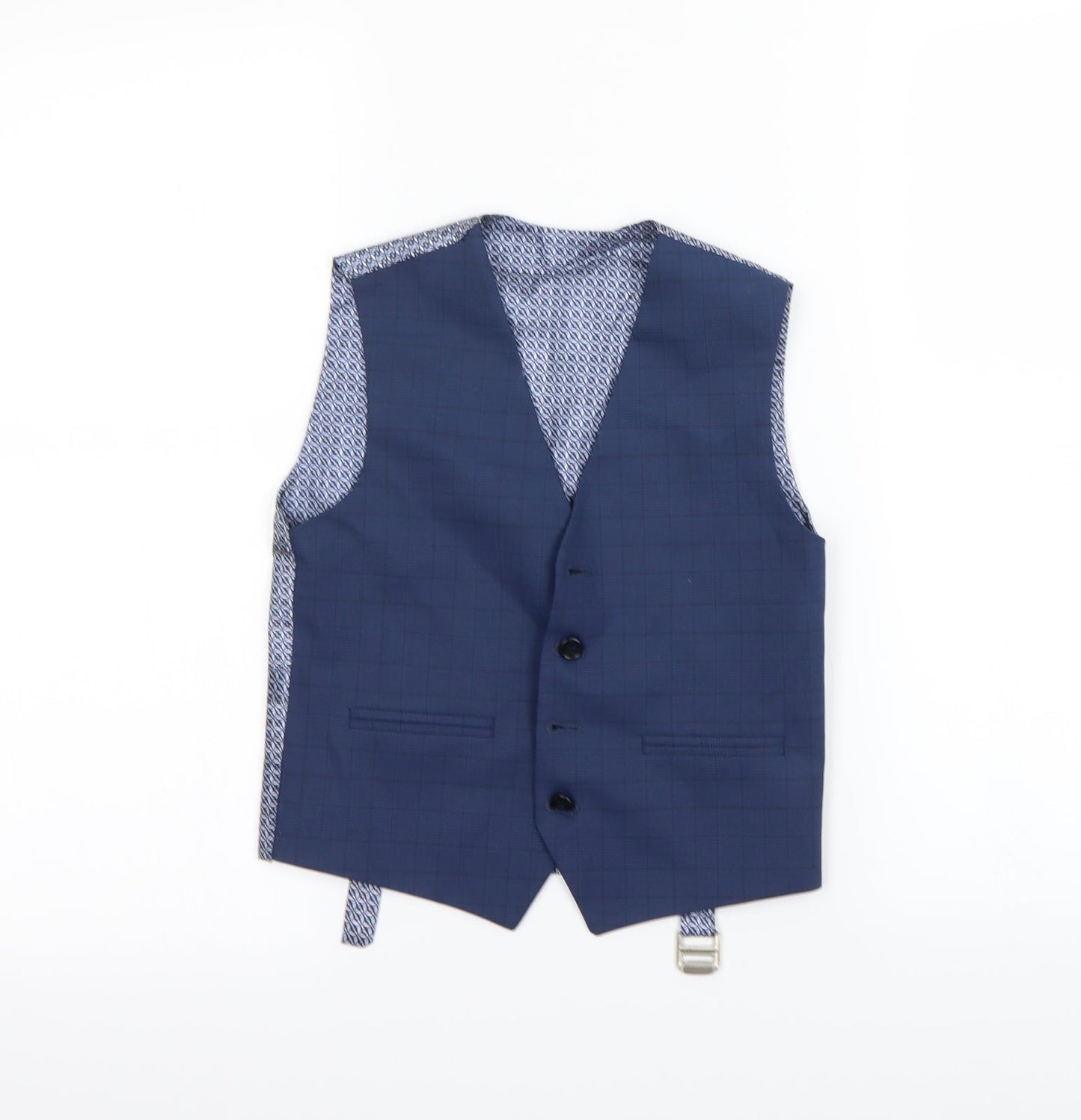 Mens UK Size S Preworn Blue Gilet