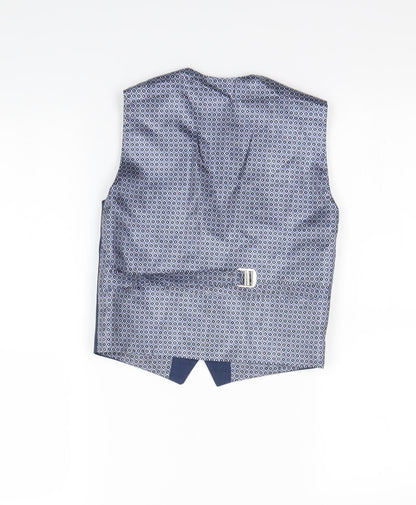 Mens UK Size S Preworn Blue Gilet