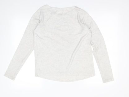 H&M Girls Grey   Pullover Sweatshirt Size 12-13 Years