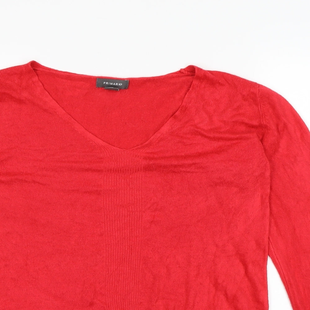 Primark Womens Red   Pullover Jumper Size 12