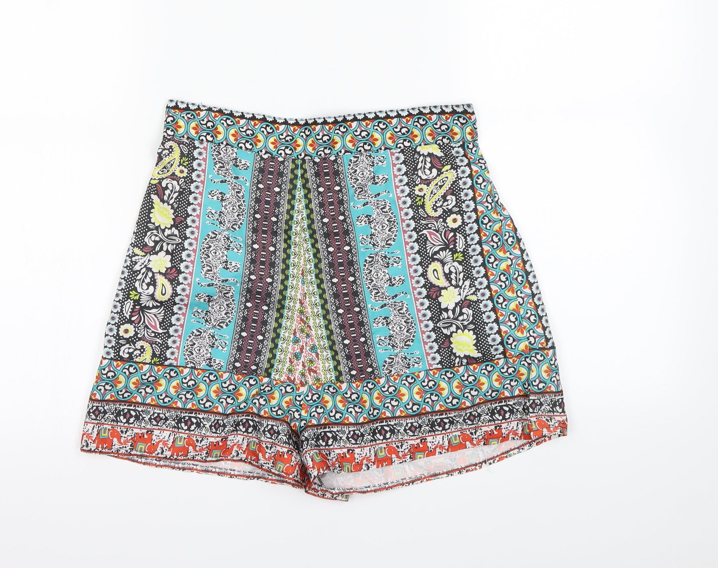 Boohoo Womens Multicoloured   Mom Shorts Size 6