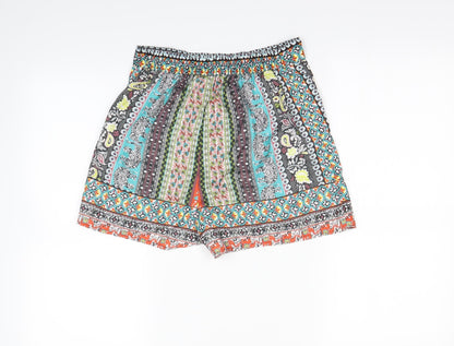 Boohoo Womens Multicoloured   Mom Shorts Size 6