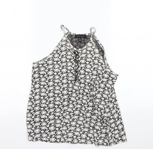 Womens UK Size 8 New Look Multicoloured Basic Tank