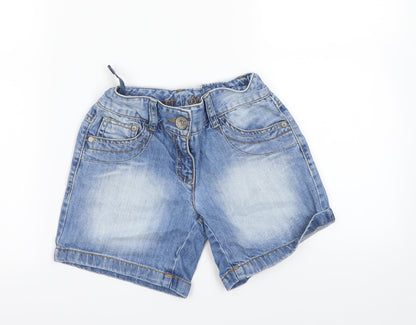 NEXT Girls Blue   Mom Shorts Size 7 Years