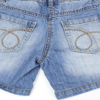 NEXT Girls Blue   Mom Shorts Size 7 Years