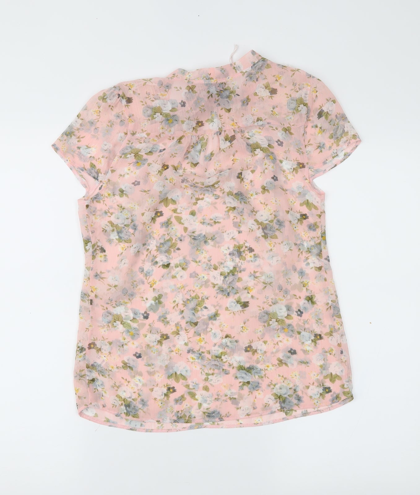 G:21 Womens Pink Floral  Basic Blouse Size 8