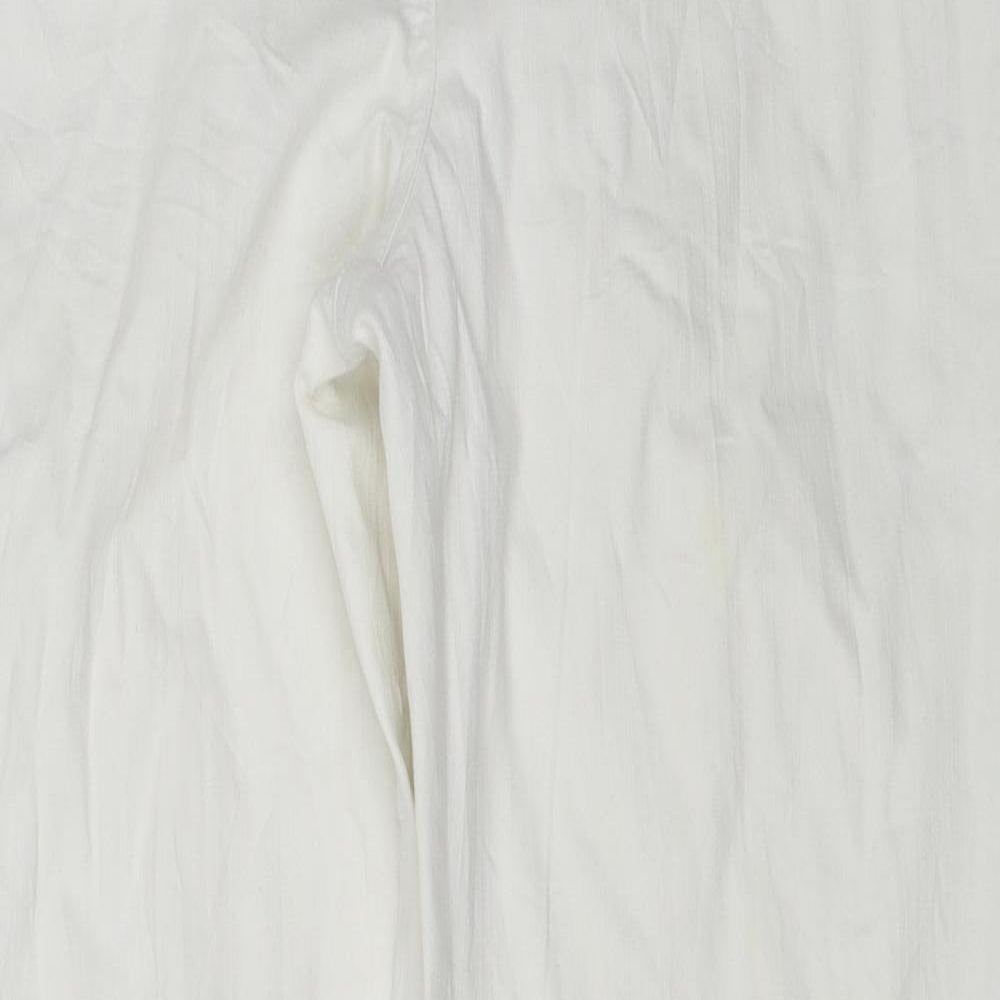 Matalan Womens White   Straight Jeans Size 14 L28 in